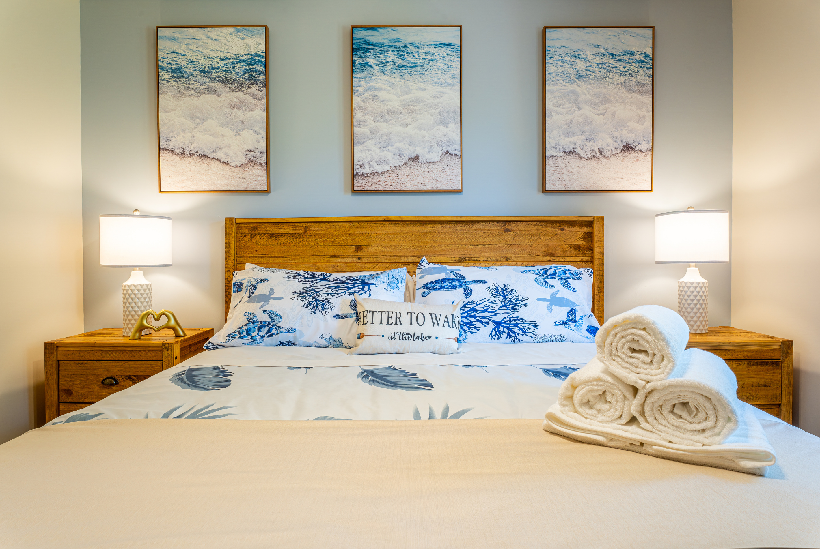 Luxury and comfort in the second west-facing king suite on the main level