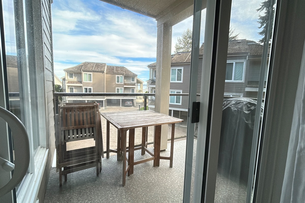 Deck off dining area