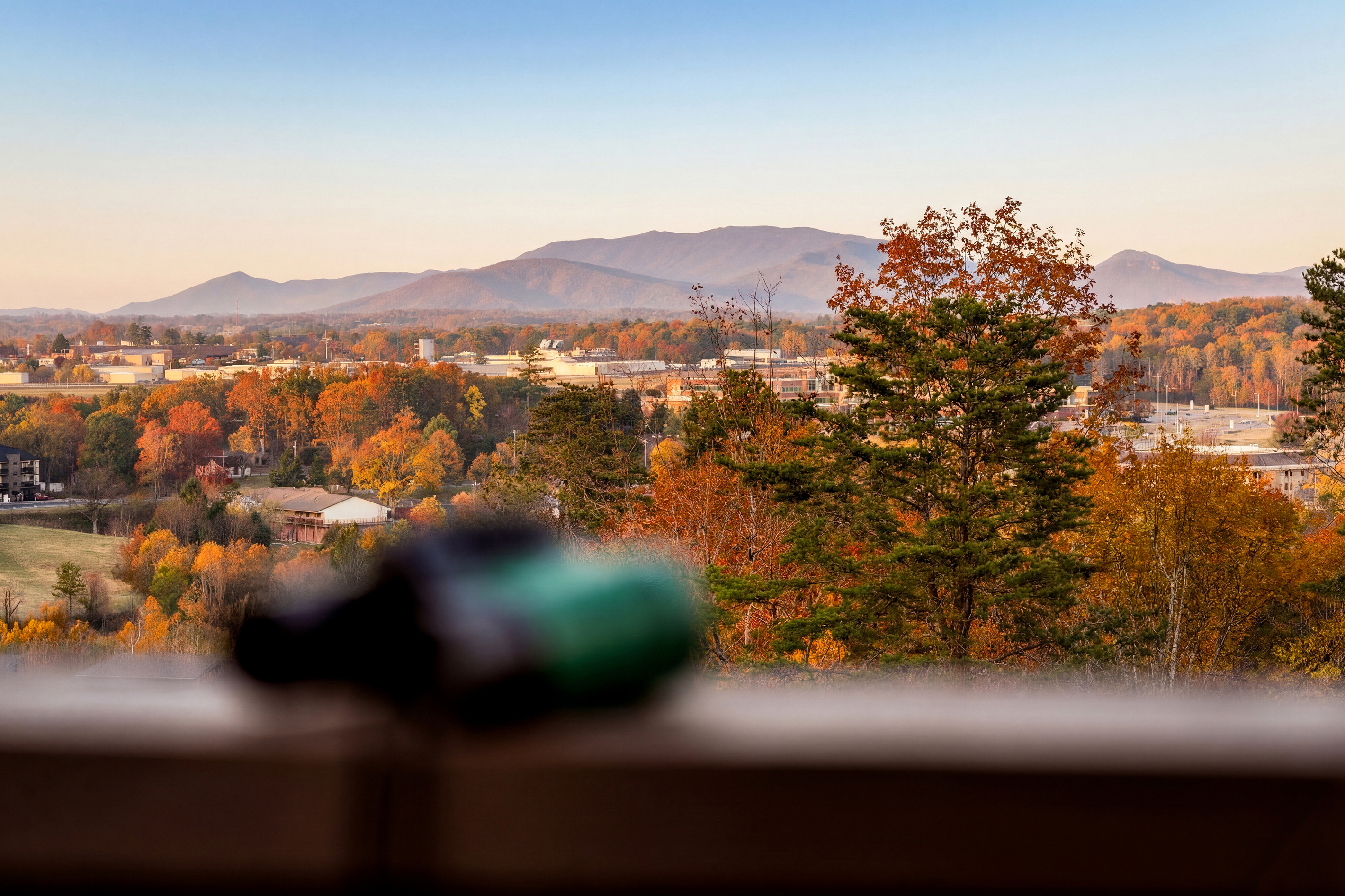 Overlooking the Smokies from the Skydeck.