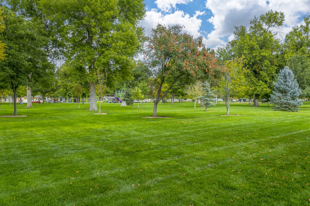 Enjoy the park right across the street!