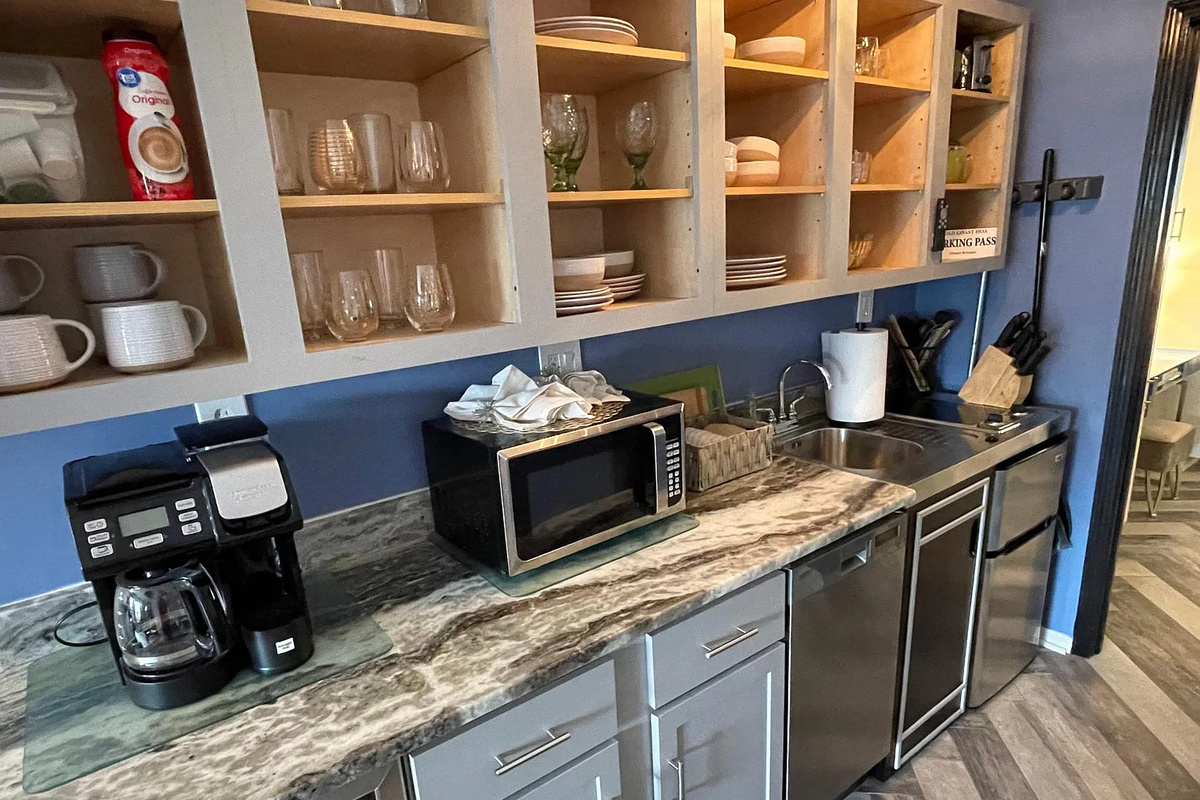 Well stocked kitchen