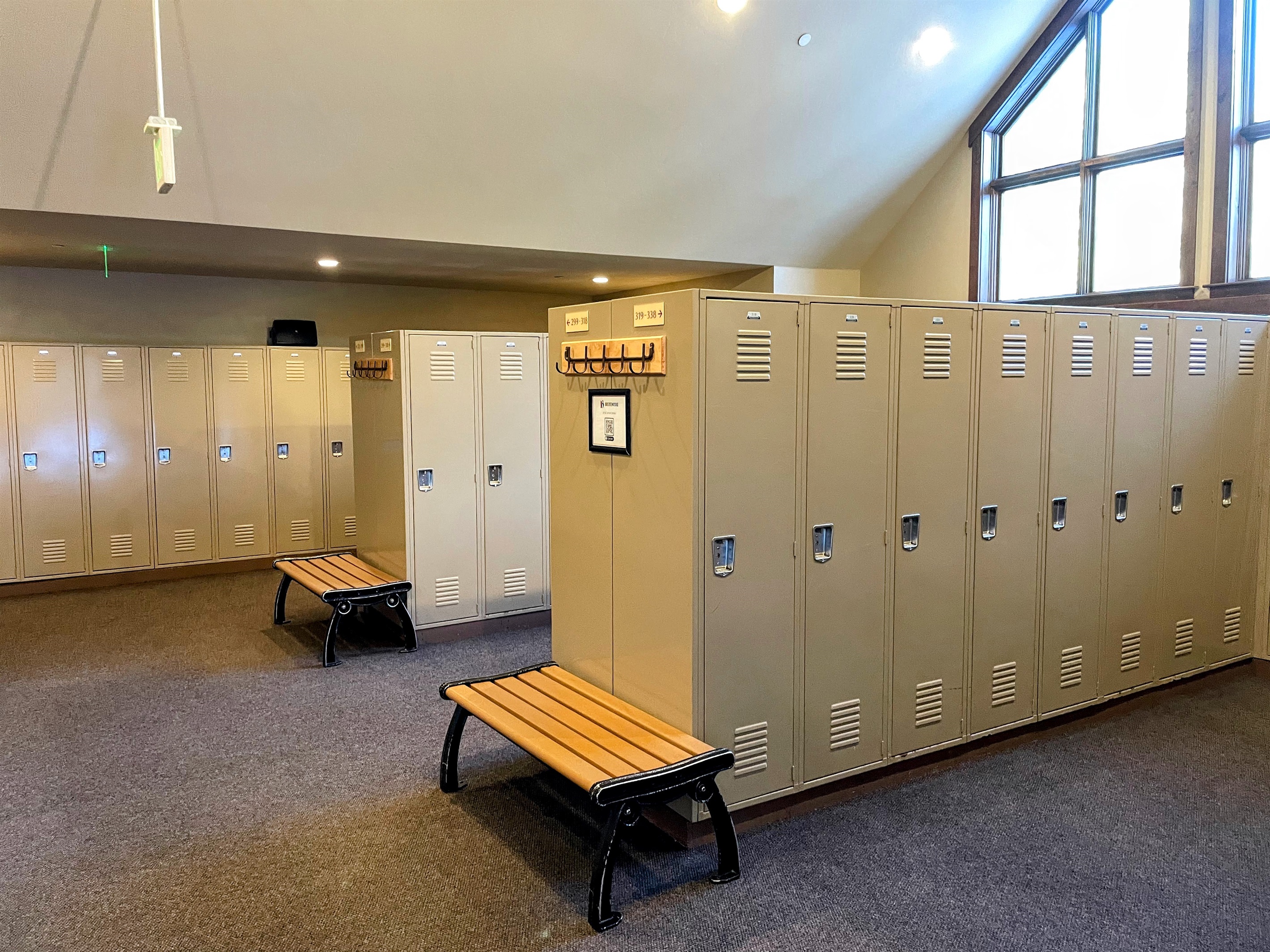 Ski Locker room