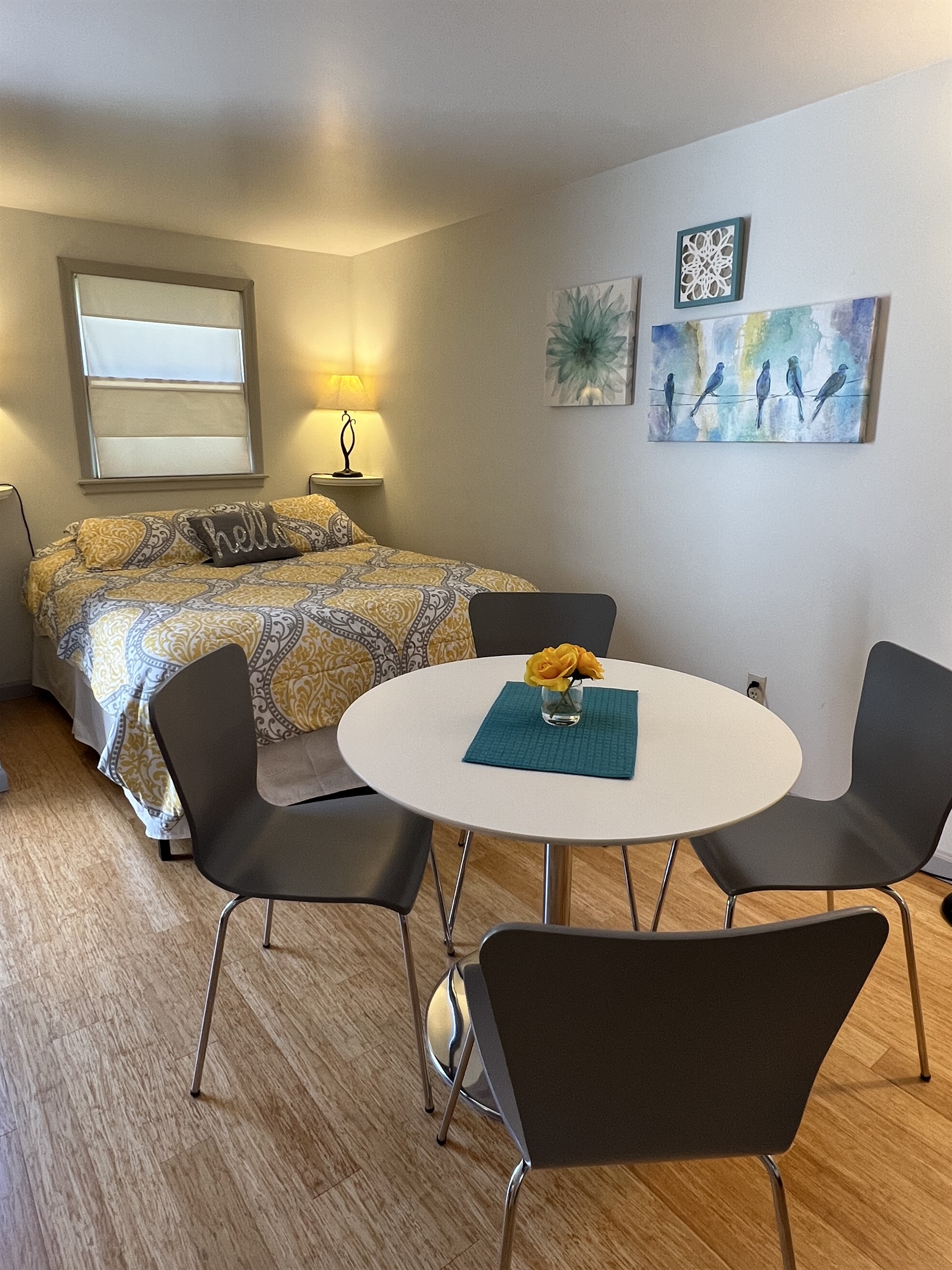 Highland Haven dining and sleeping