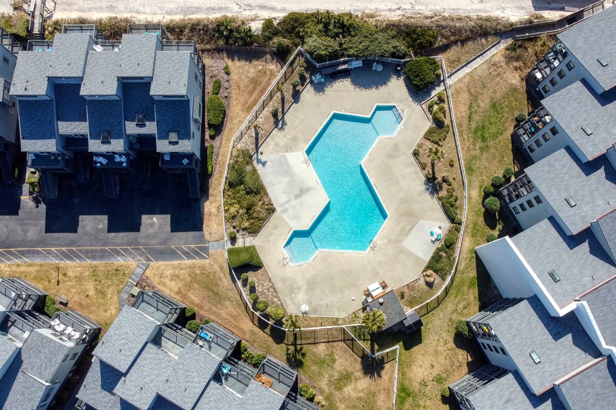 An aerial glimpse into the community