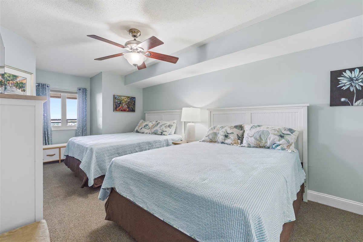 Third Bedroom with two queen beds