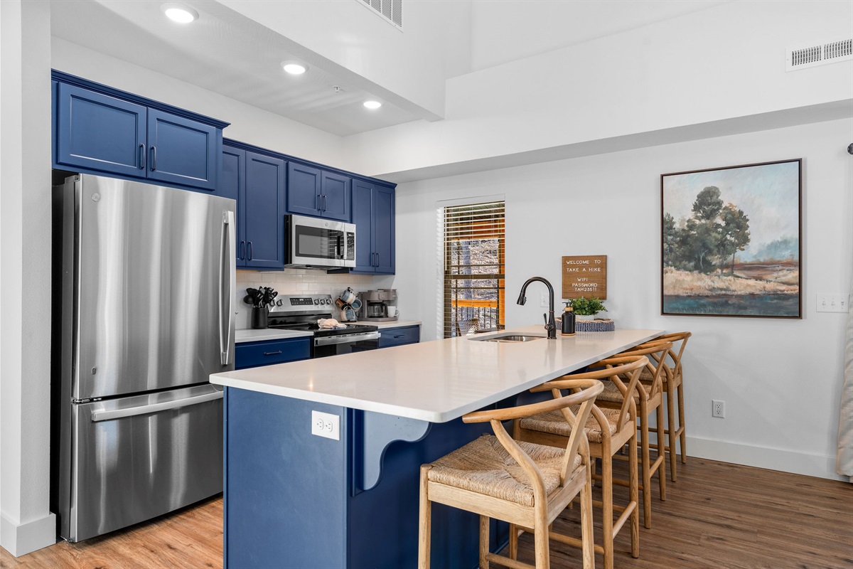 A great place to cook, eat, share and laugh together.