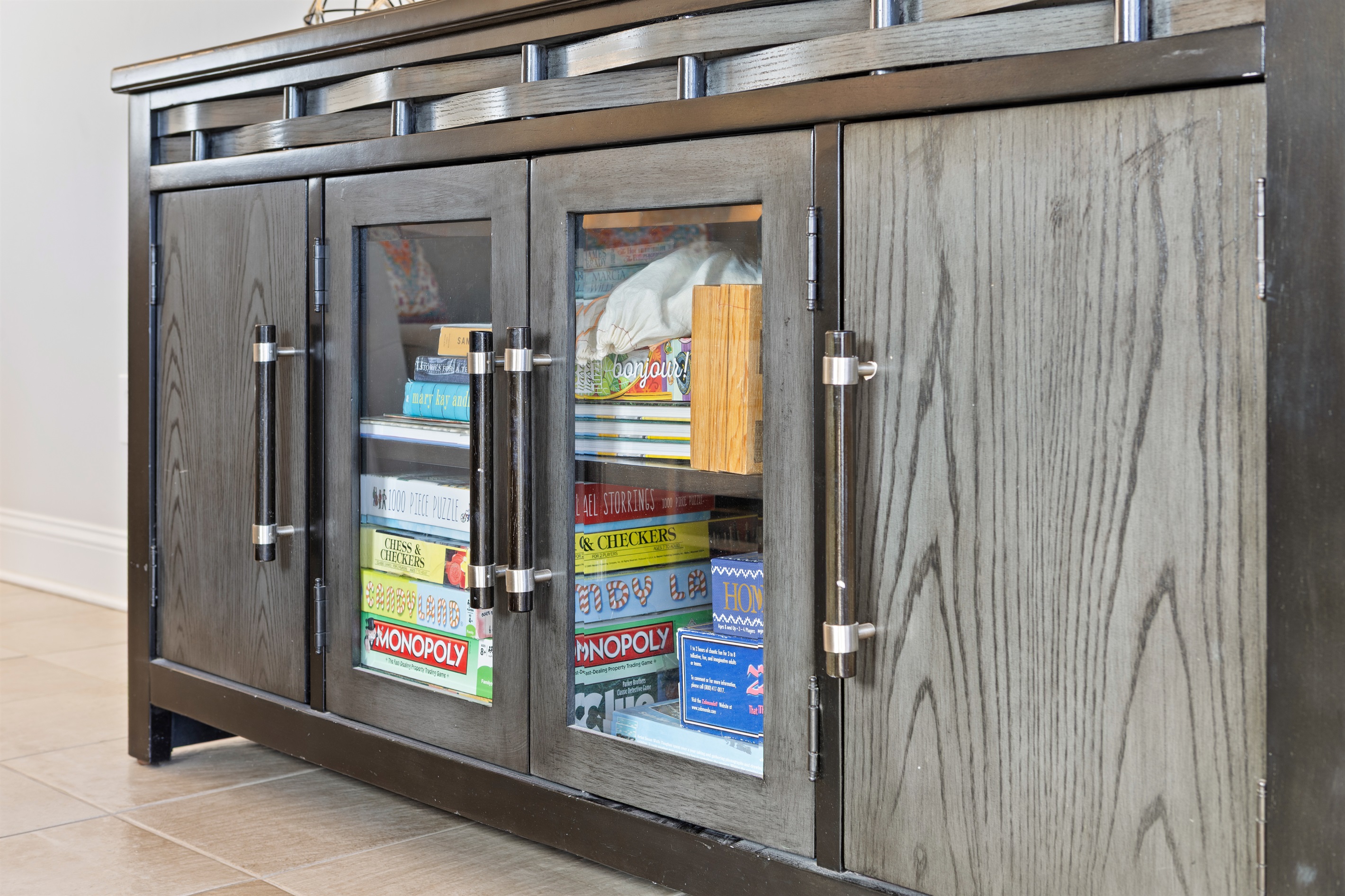 Books and games provided