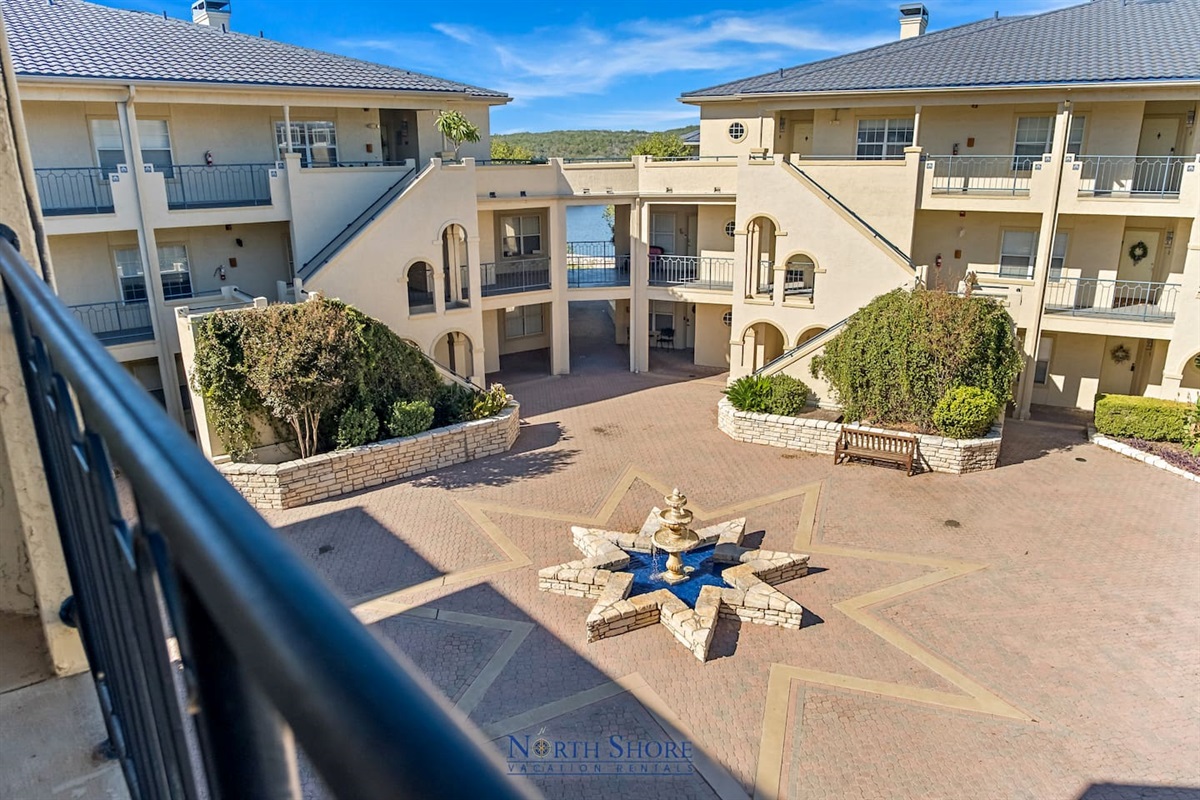 View of Courtyard from Balcony