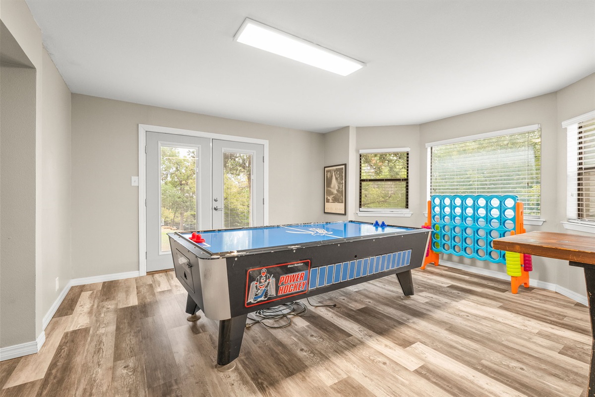 Chill zone in the basement.