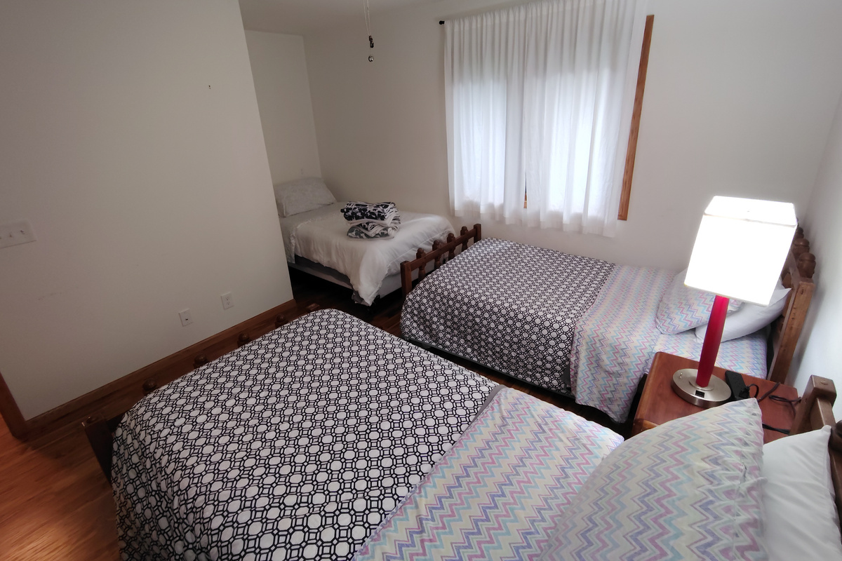 Bedroom With Three Twin Beds - Main Level