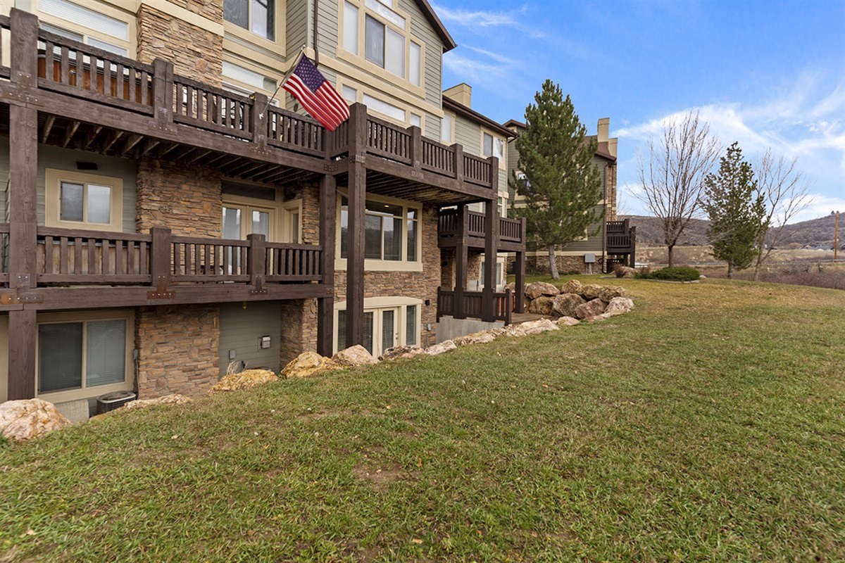 Scenic community setting just steps from nature and open space.