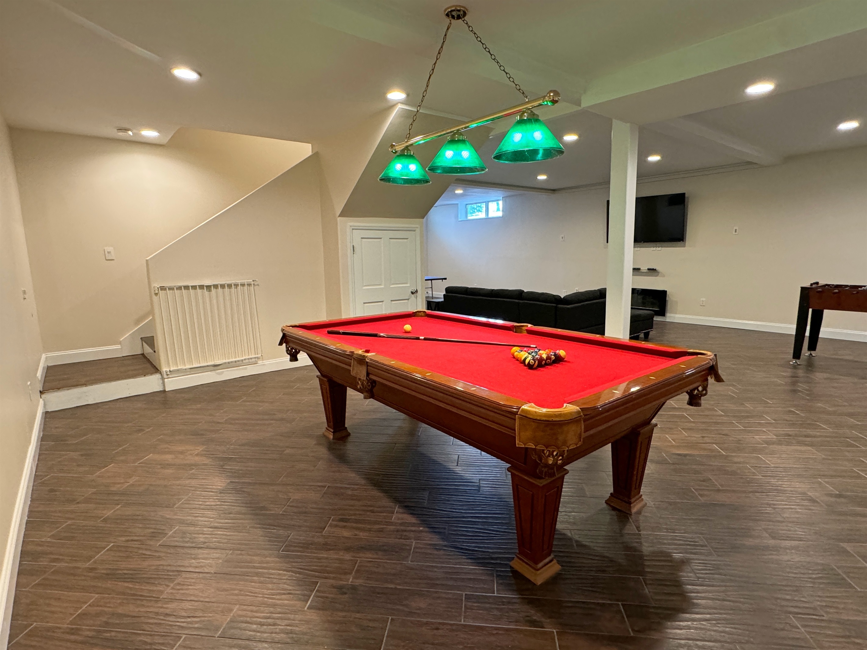 Lower level game room