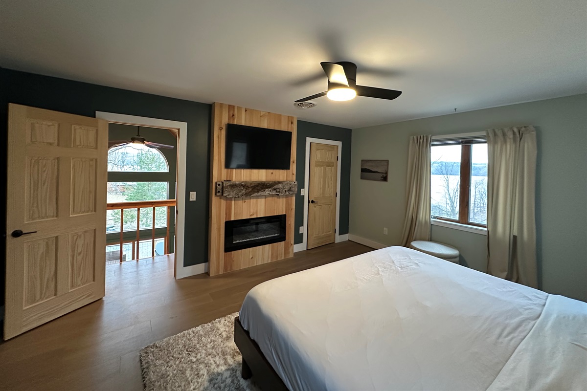 Primary Bedroom is located on the top floor it was updated in 2025 and includes an en suite bathroom and WIC.