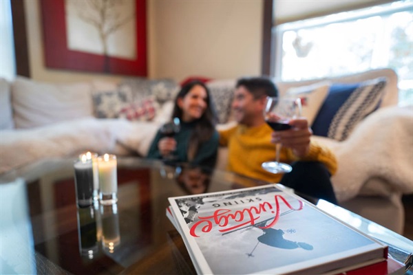 Enjoy our “Ski Haus” seasonal winter touches throughout the home (available November-March)