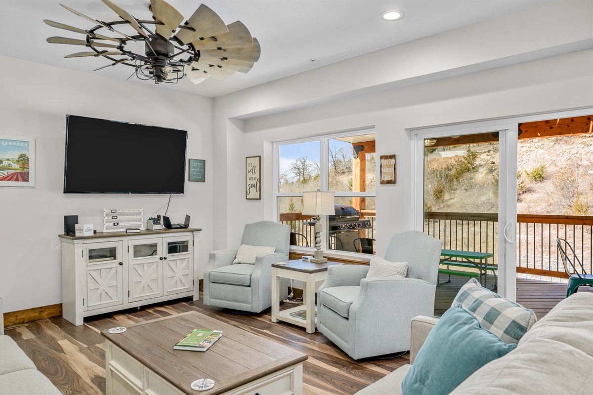 Lovely decor throughout