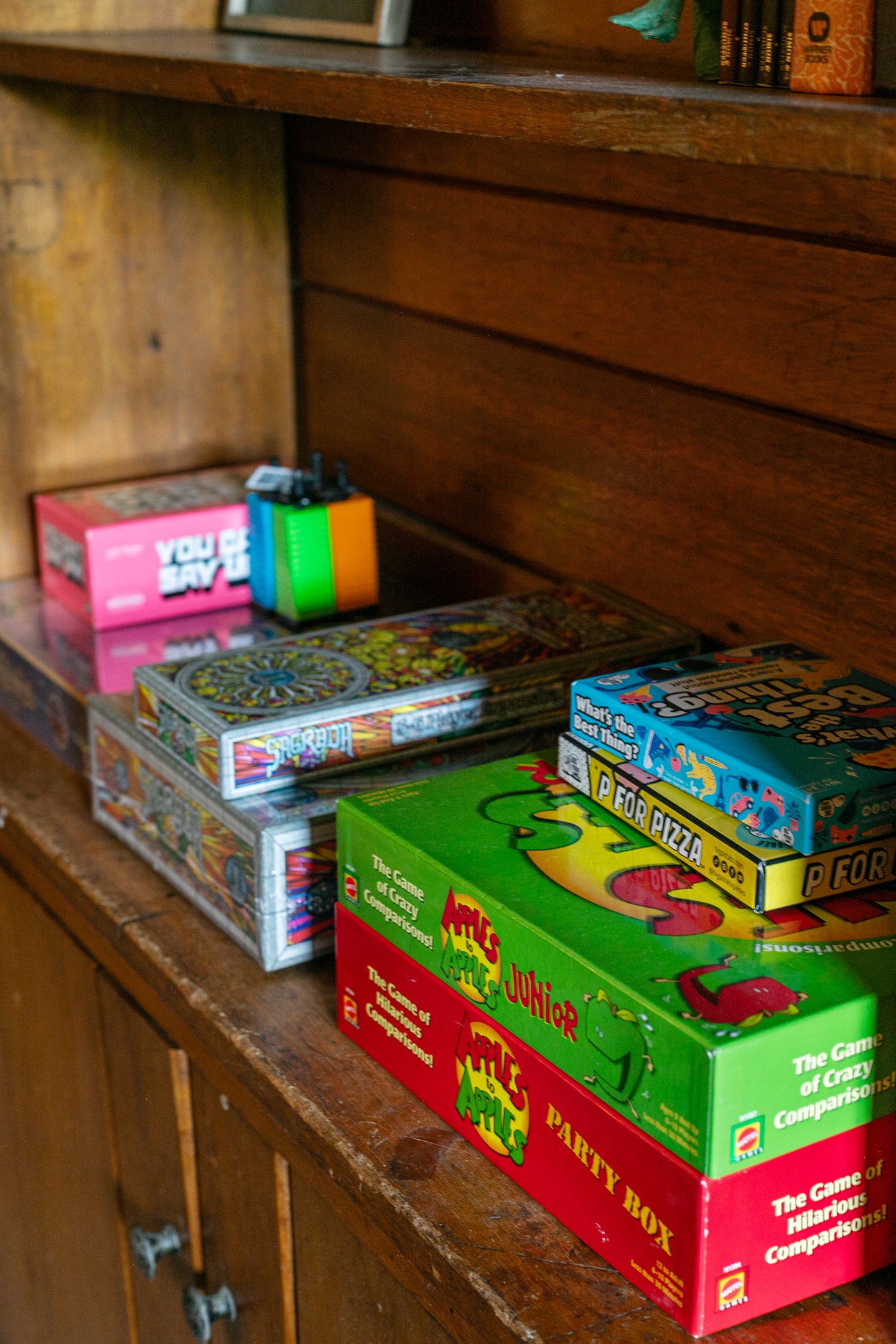 Magazines and games provided for relaxation and fun.