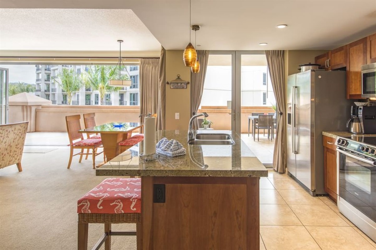 kitchen and dinning area