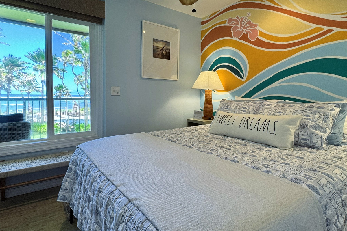 Bedroom 2 with ocean view
