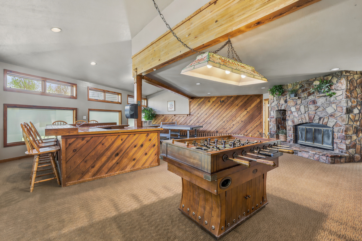 Foosball in common lounge space