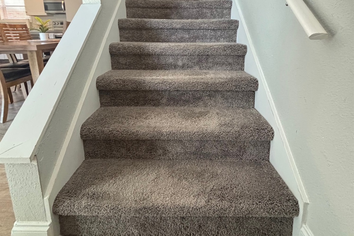 Note: the townhome does have two sets of stairs. One to the main level from the garage and one to the second level.