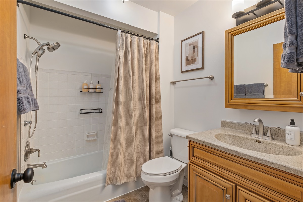 Shower Stocked with Basics
