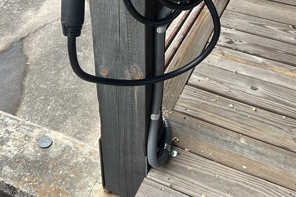 EV charger for guest use