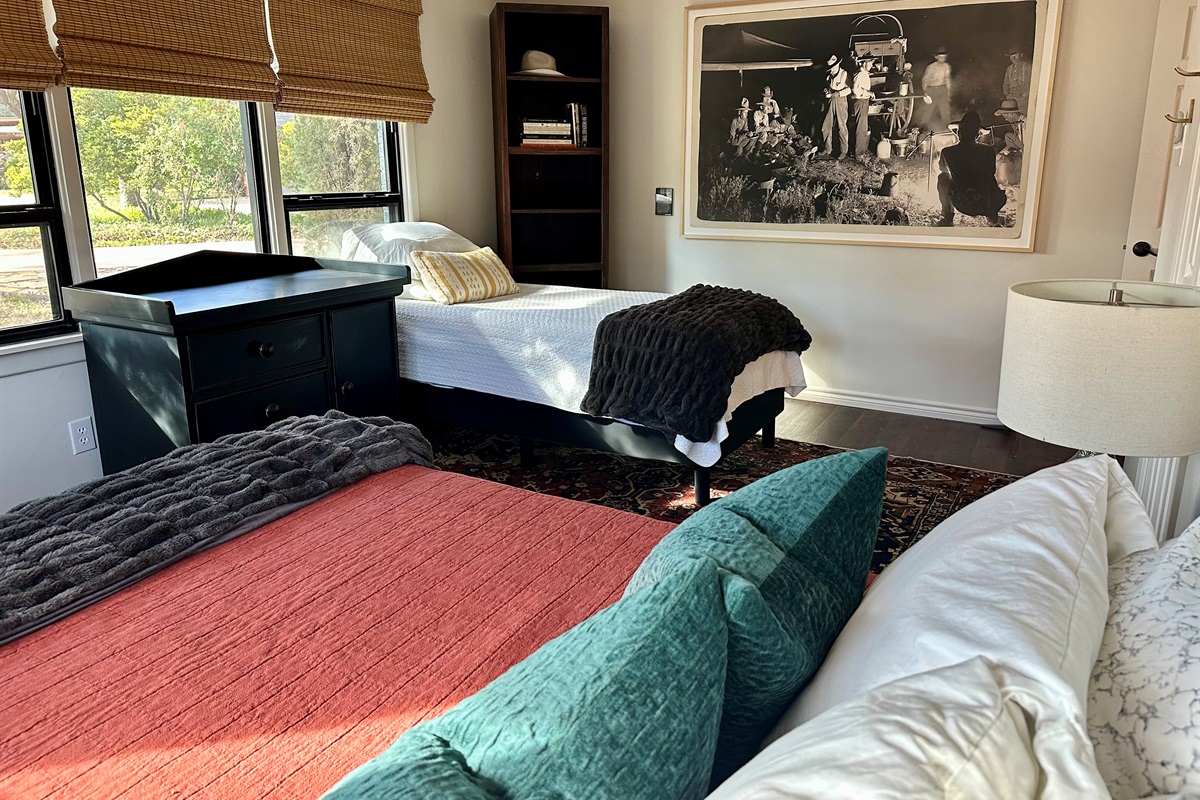 Secondary Bedroom #2, Queen bed and Twin bed