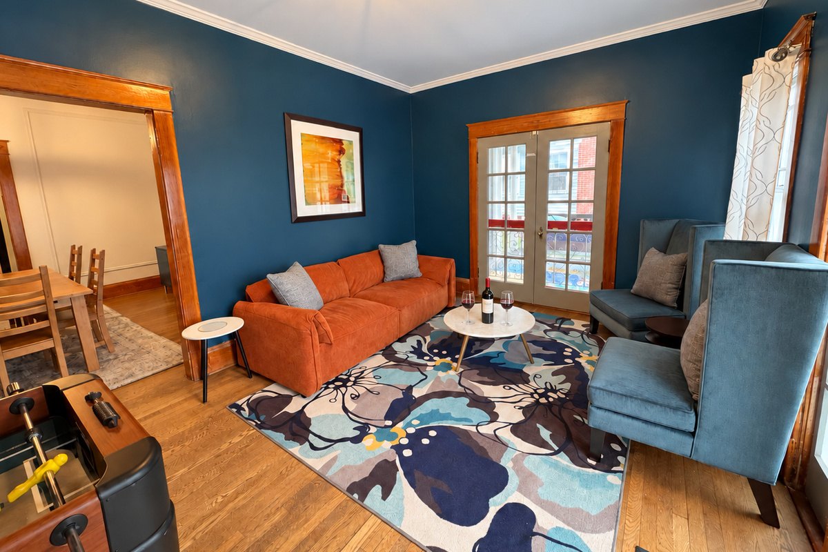 Relax and catch up in the front living room