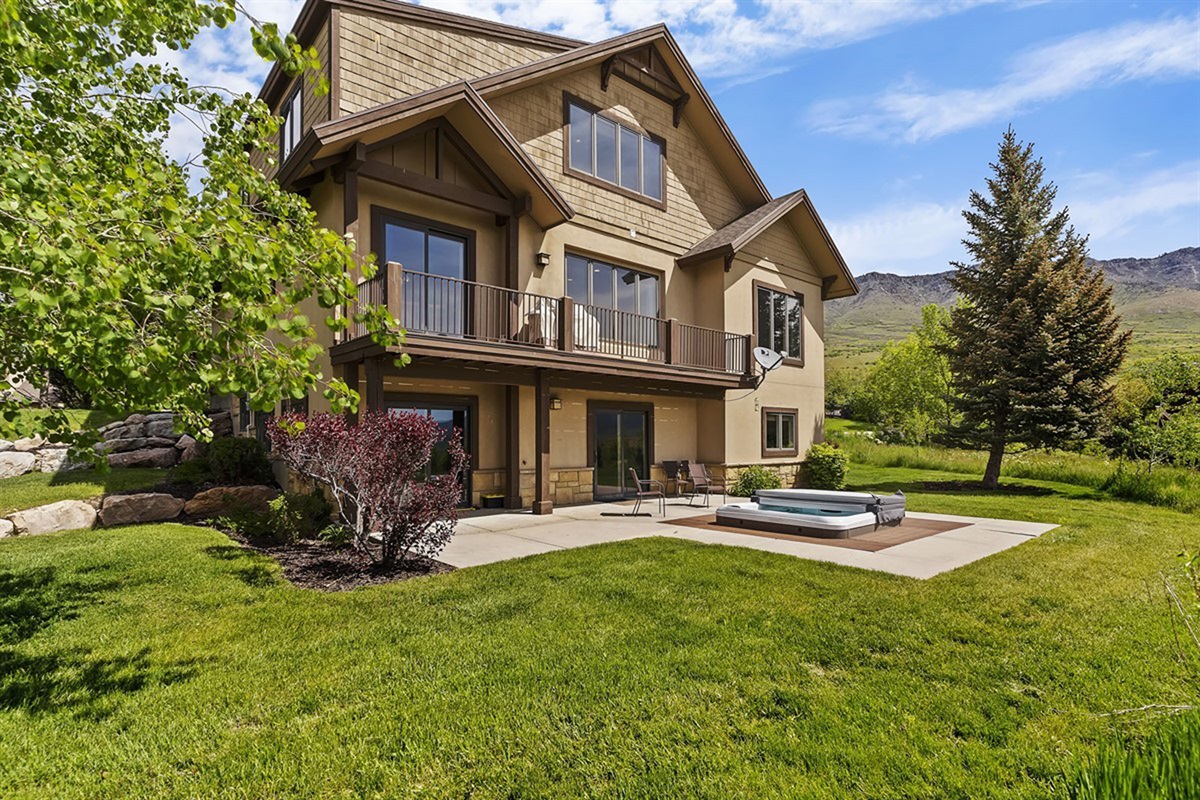 Enjoy morning coffee or evening wine on your private patio