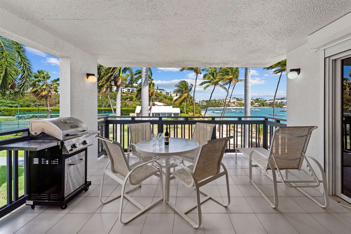 Your private balcony overlooking the Caribbean.