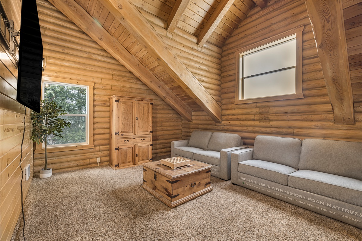 Upstairs Loft Sleeping Area