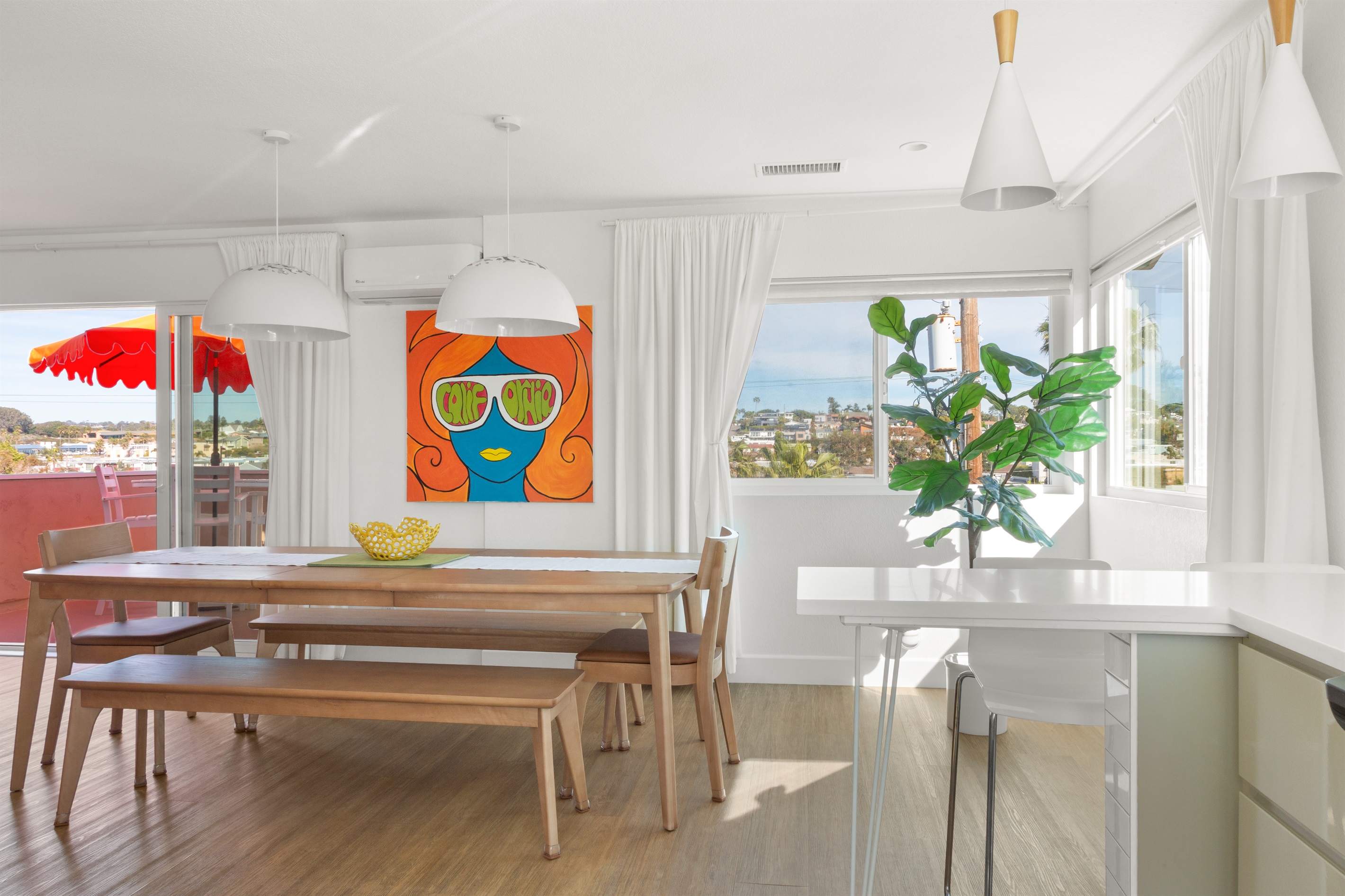 Kitchen countertop for additional seating