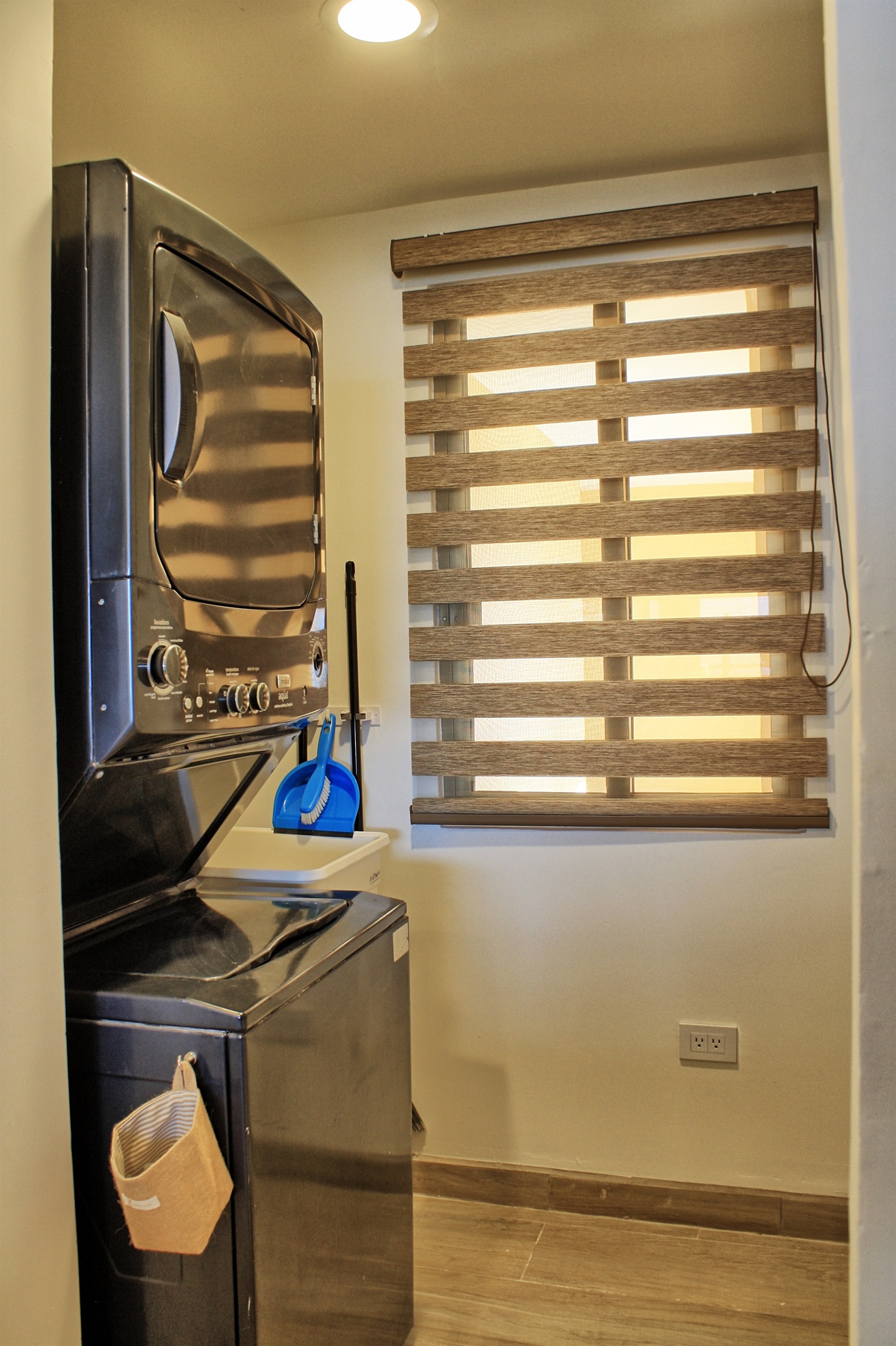 washer and dryer in the condo