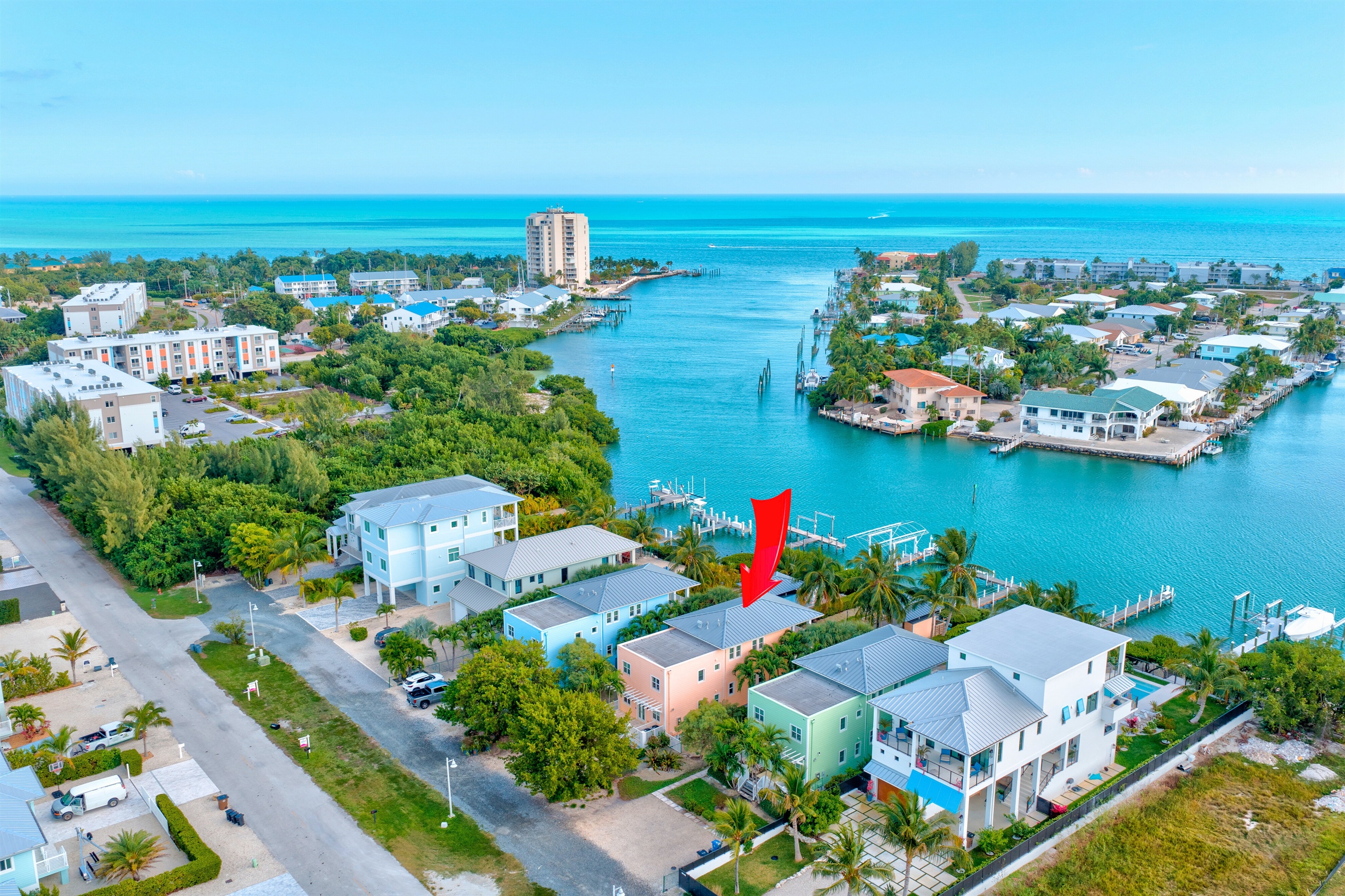 Quick access out to the Atlantic Ocean.