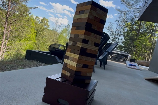 Oversized Jenga! - House Amenity