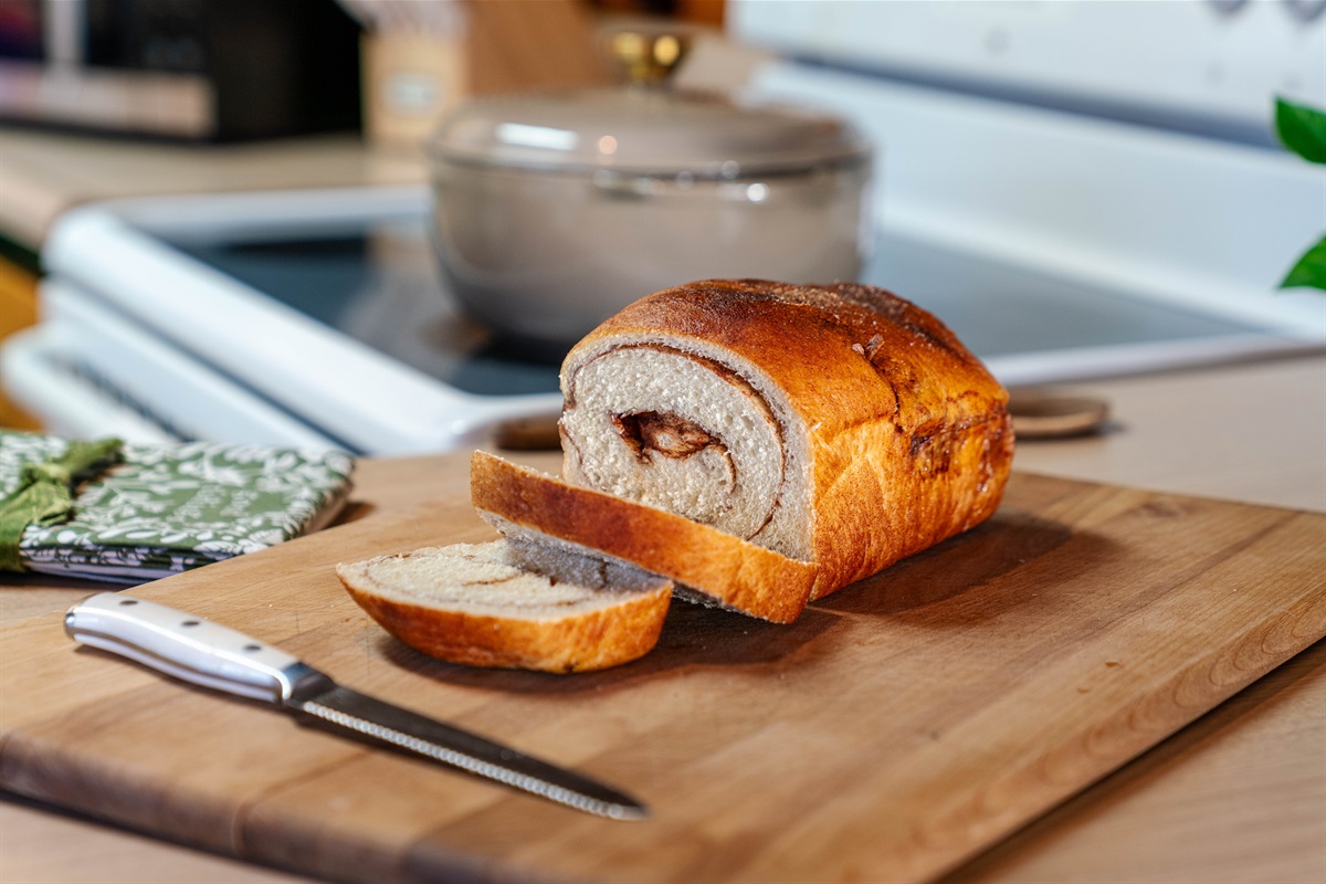 Whip up a batch of your favorite soup and grab a loaf of freshly baked bread from The Bread Lake. The cinnamon bread makes amazing French toast!