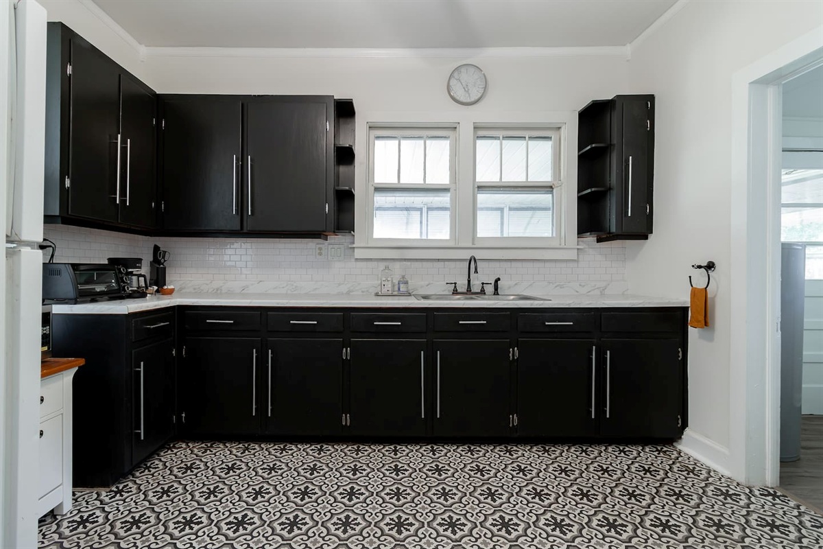 Recently updated kitchen.