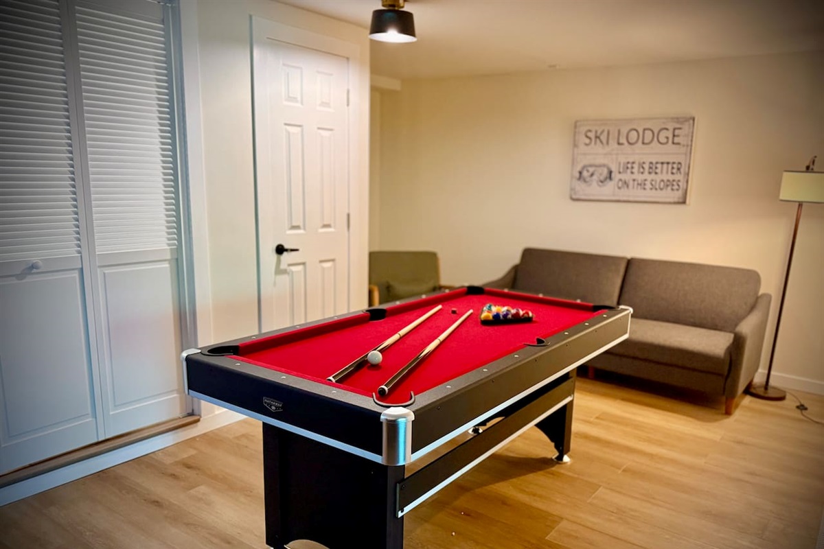 Pool Table in Unit A only 