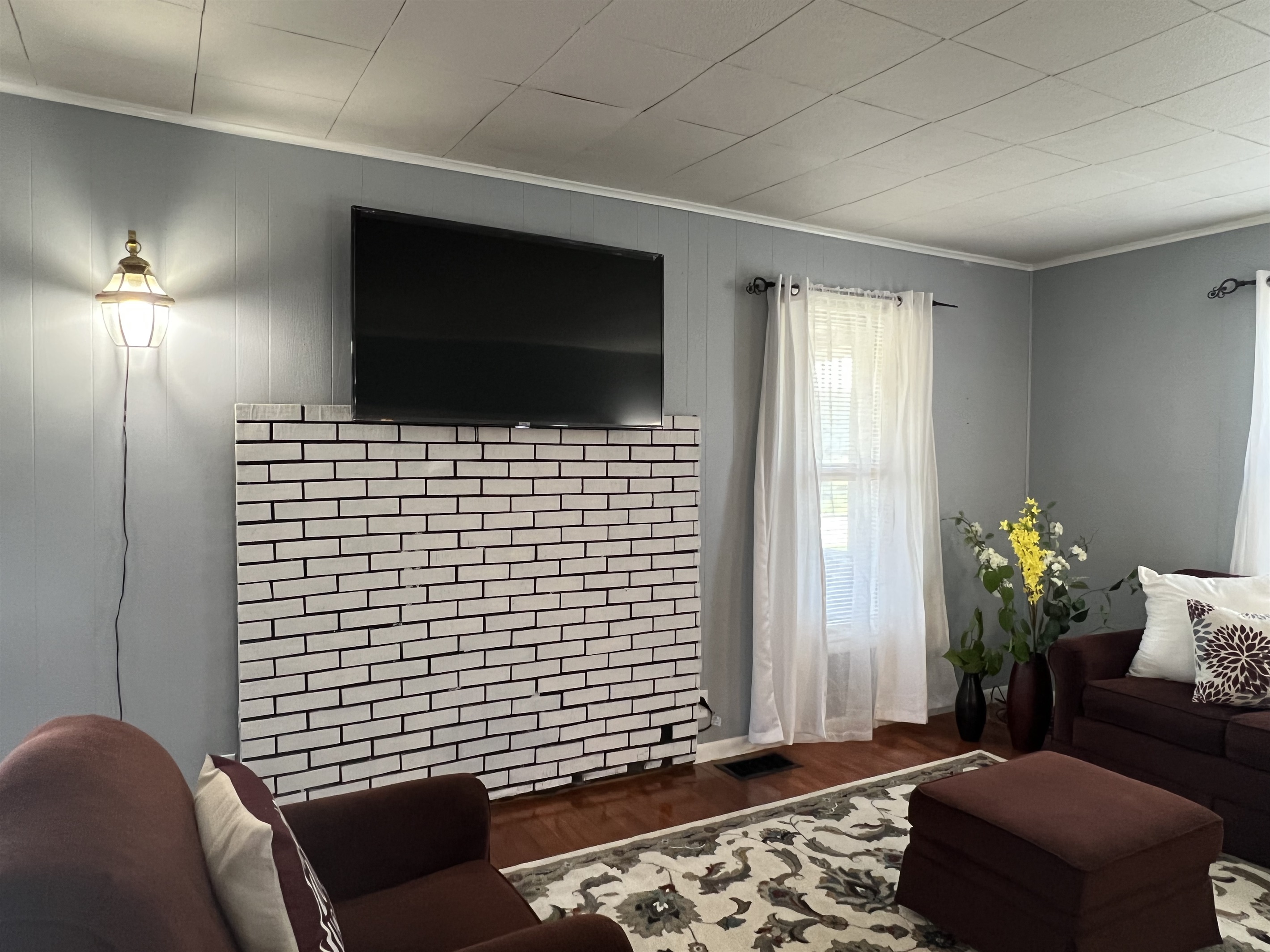 Living room with Smart TV
