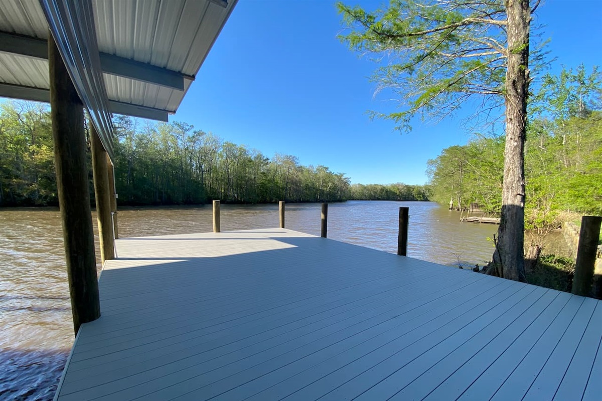 Deck on Tickfaw river - Great Views