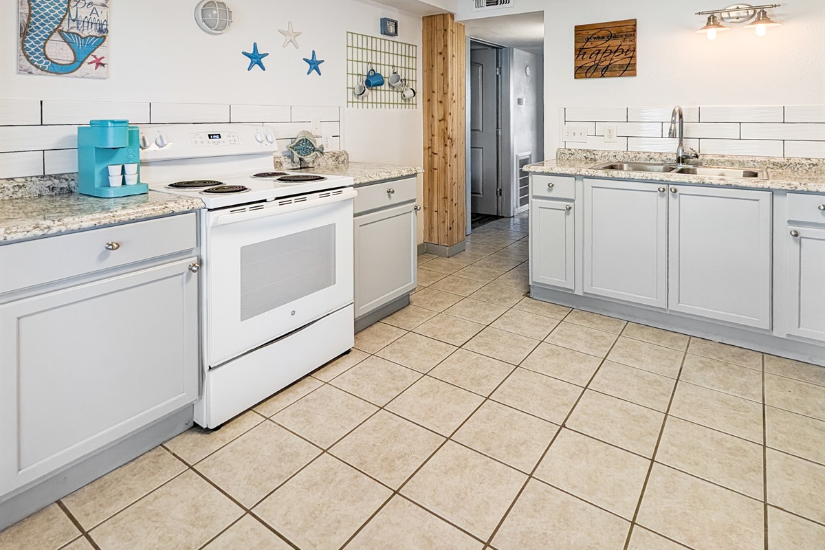 Plenty of room to cook the catch of the day!