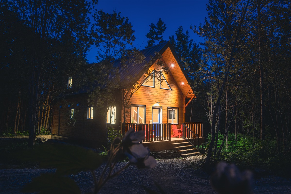 Moonlight views of Akira Lodge