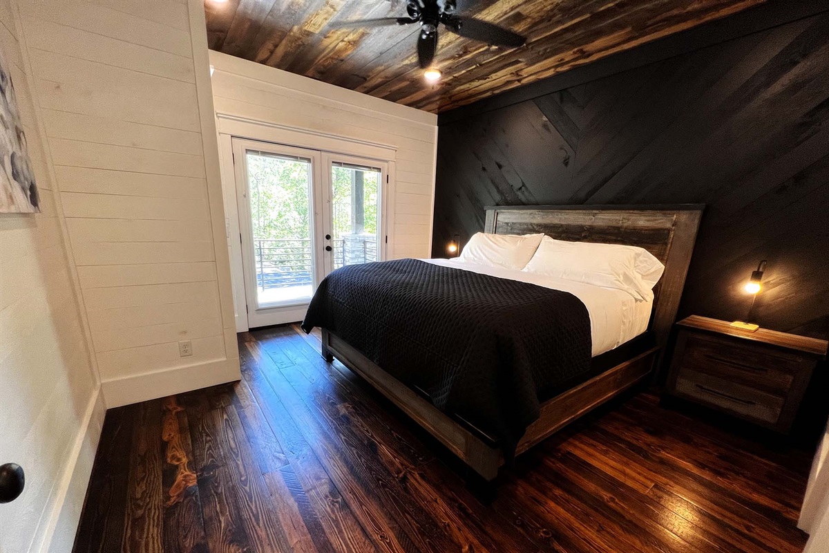 Downstairs king bedroom