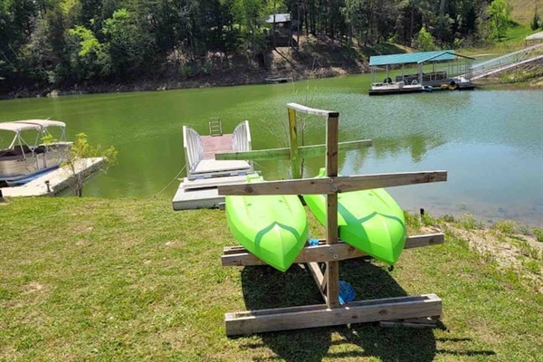 Kayaking, swimming, Boat dock