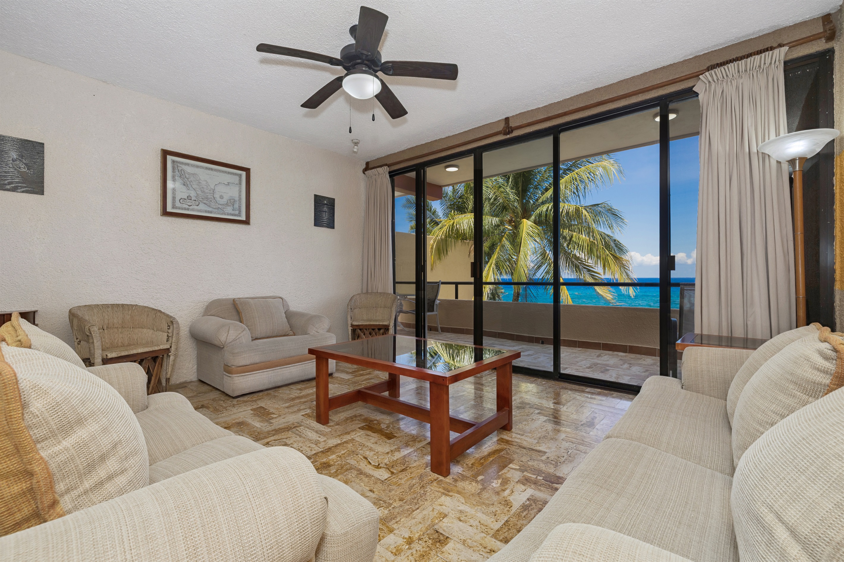 Living Room with Balcony