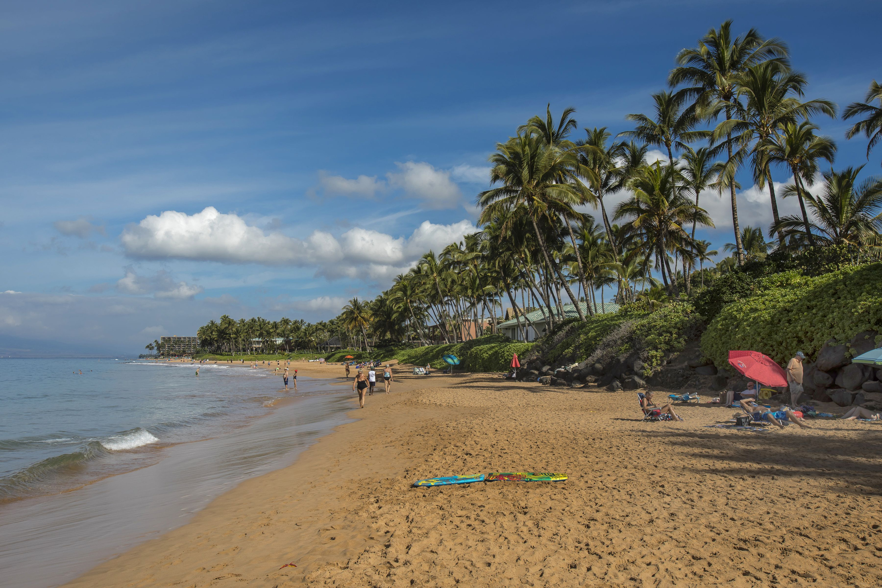 One of several beaches within walking distance
