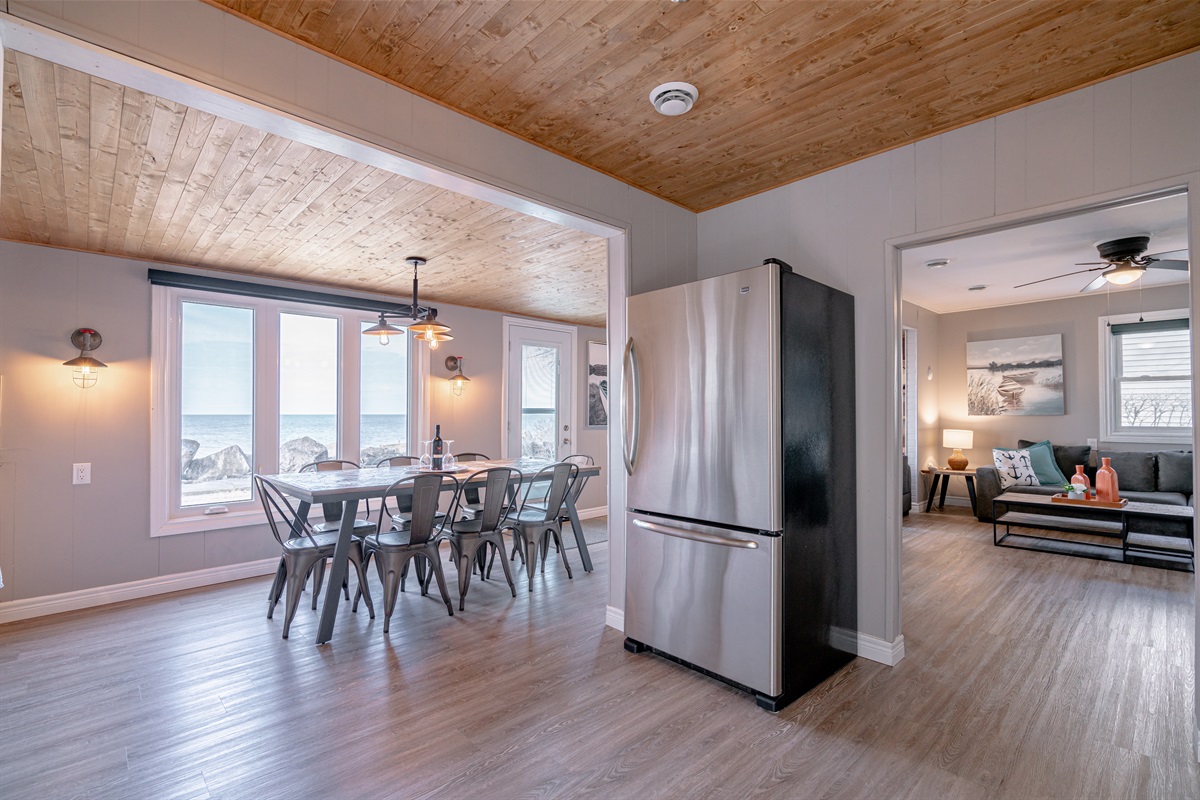Open Kitchen And Dining Area