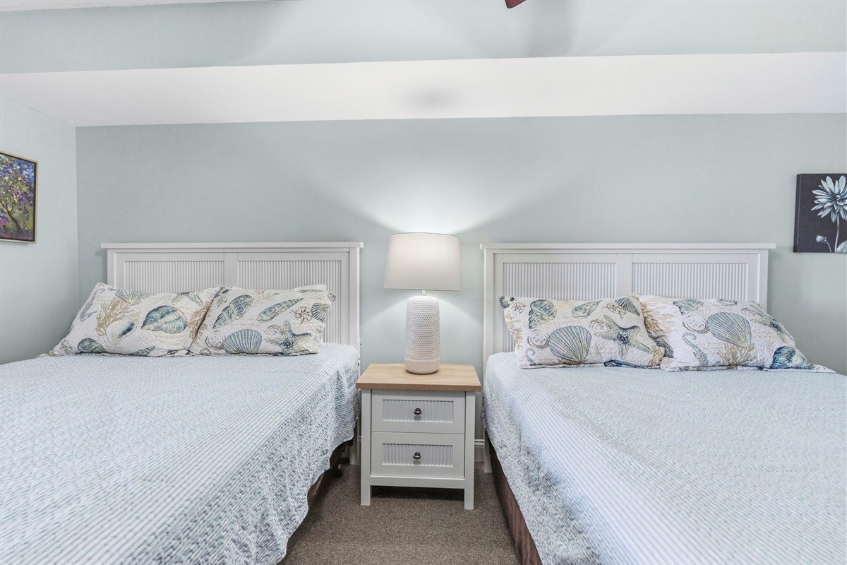 Third Bedroom with two queen beds