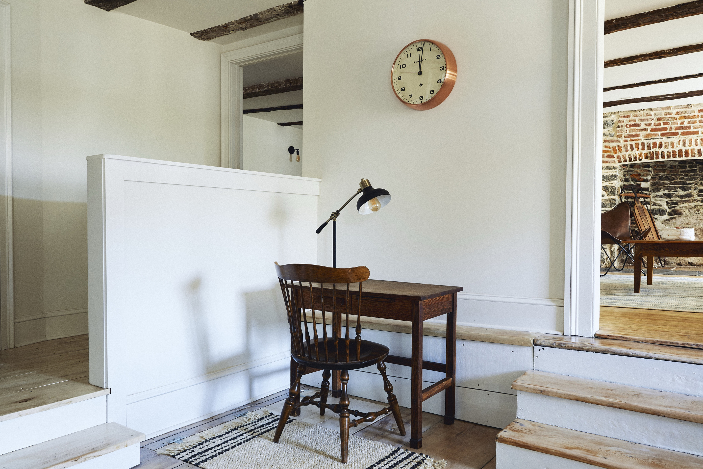 The desk in the office nook