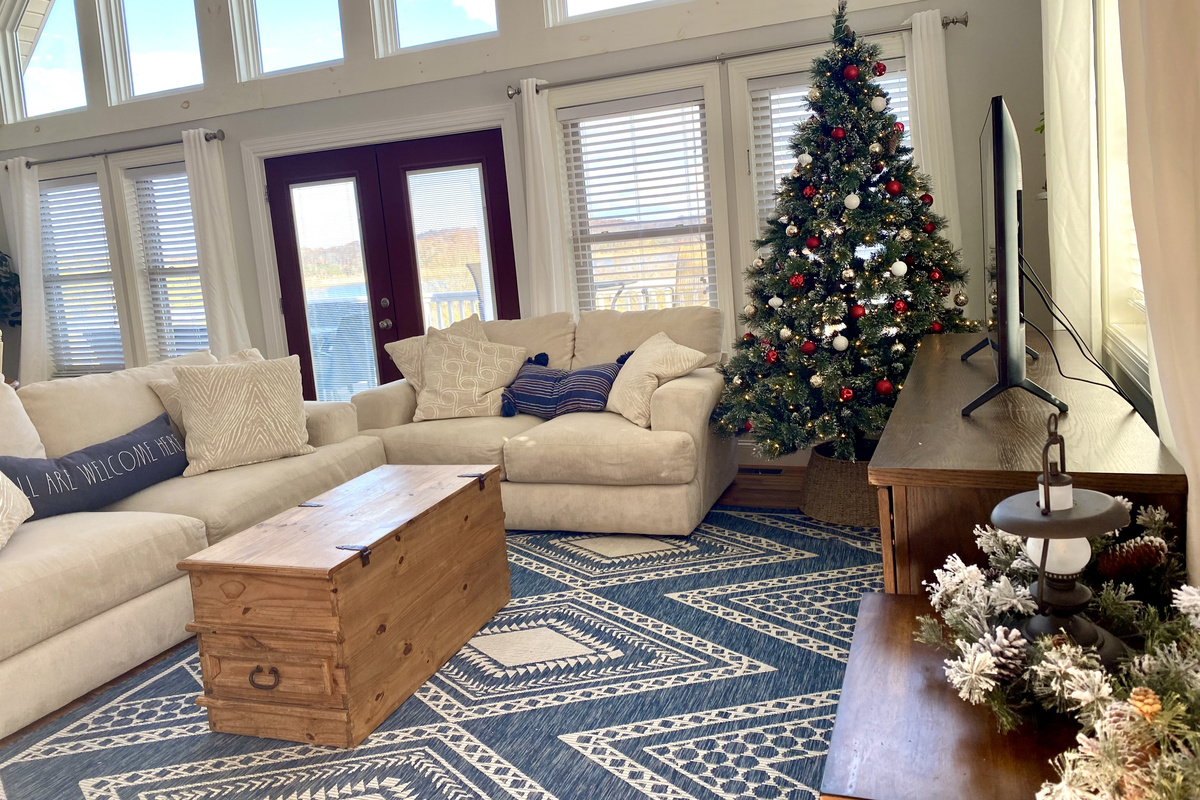 We decorate for Christmas